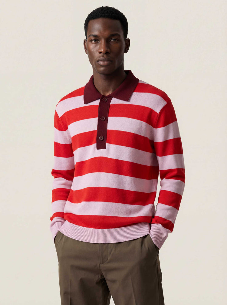 The Rugby Polo Candyfloss Pink Image