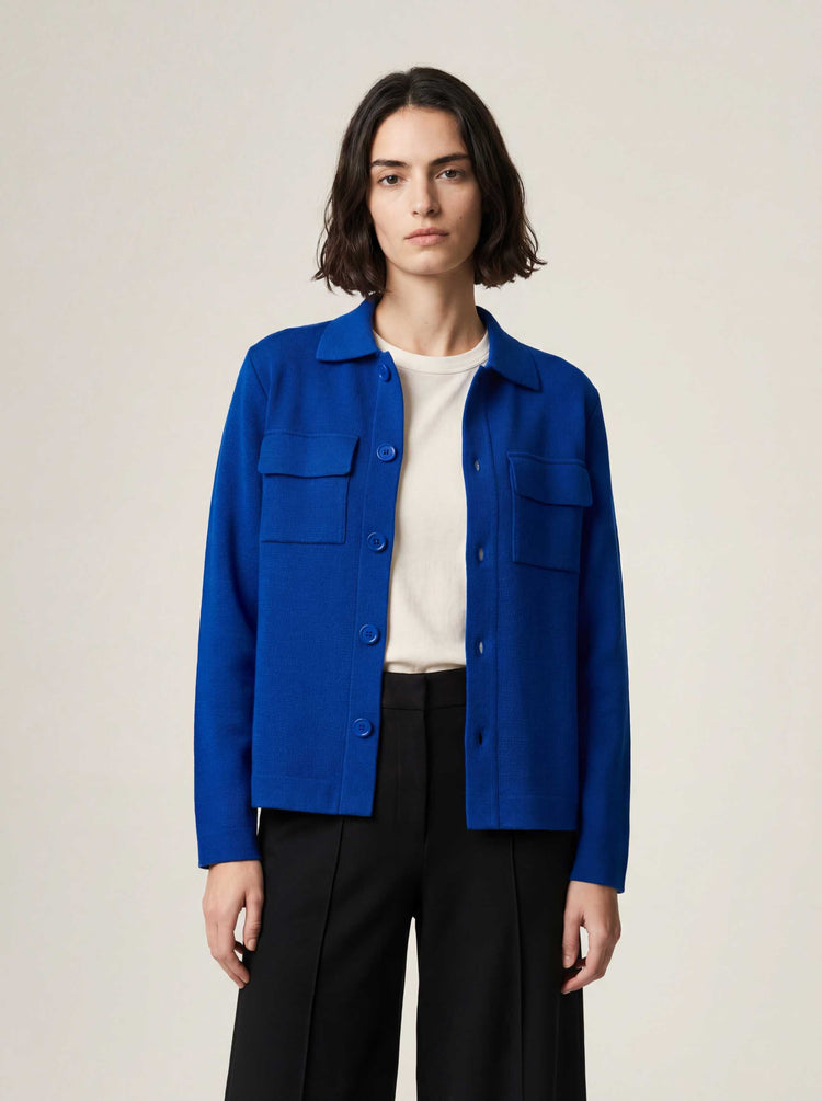 The Over Shirt Cobalt Blue Image