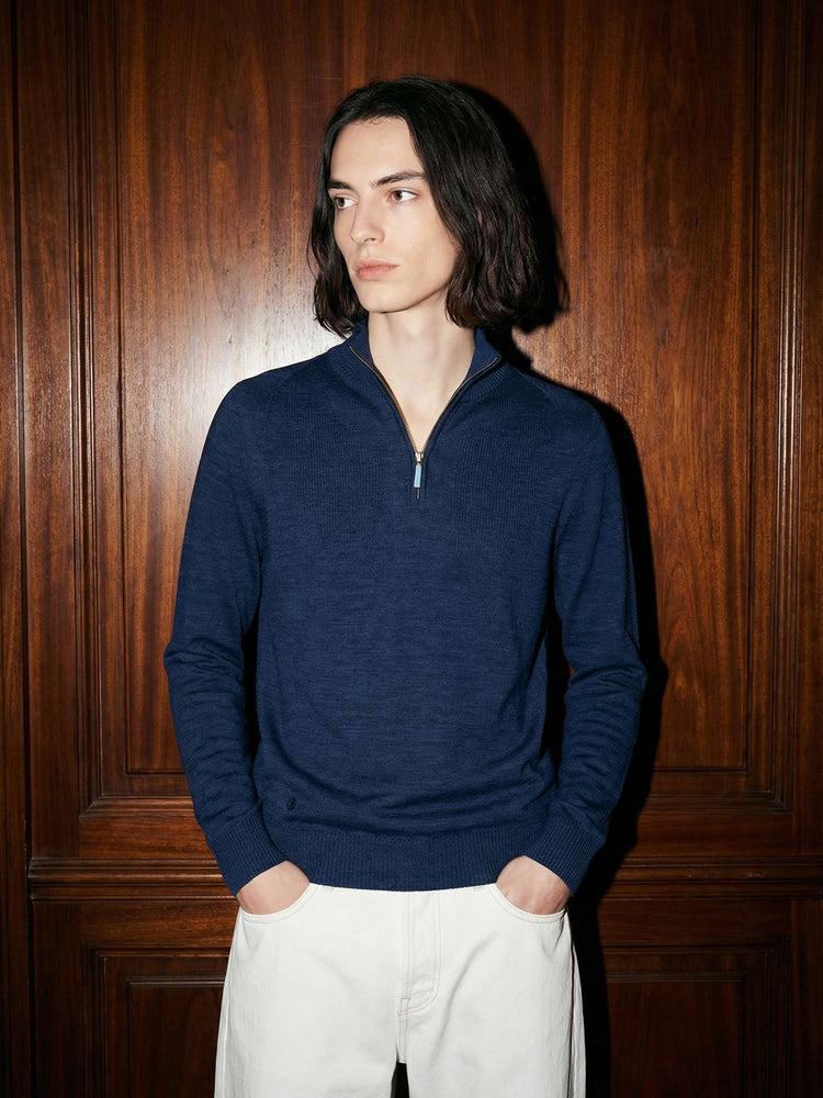 The Half Zip Pacific Blue Image