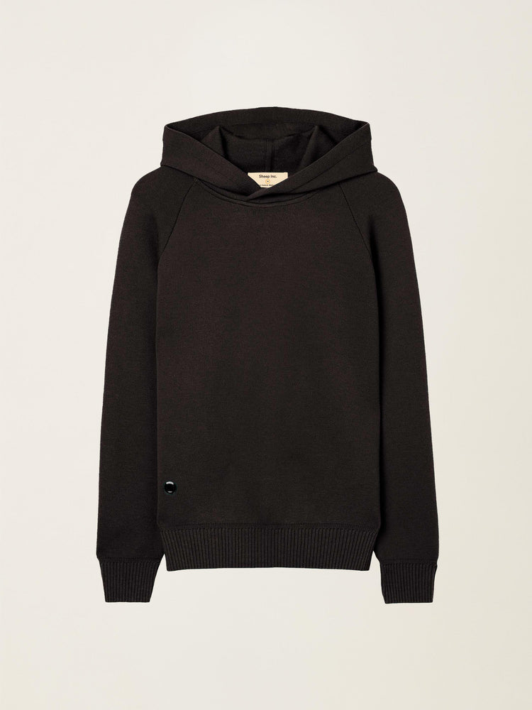 The Knitted Hoodie Anthracite Black Image