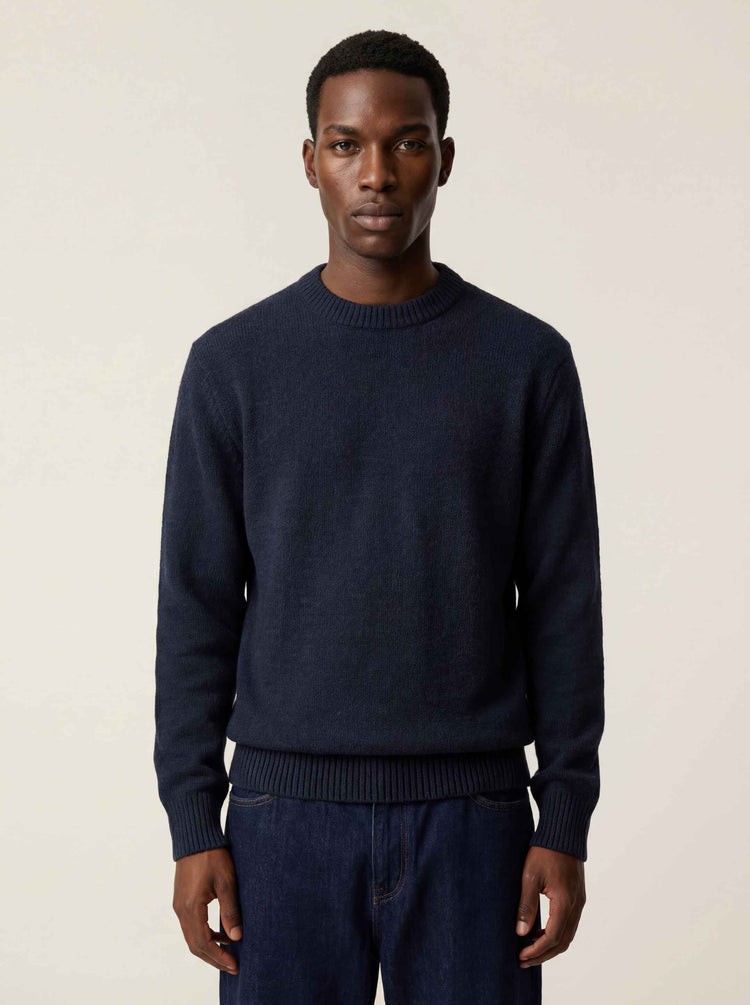 The Original Crewneck Jumper Pacific Blue Image