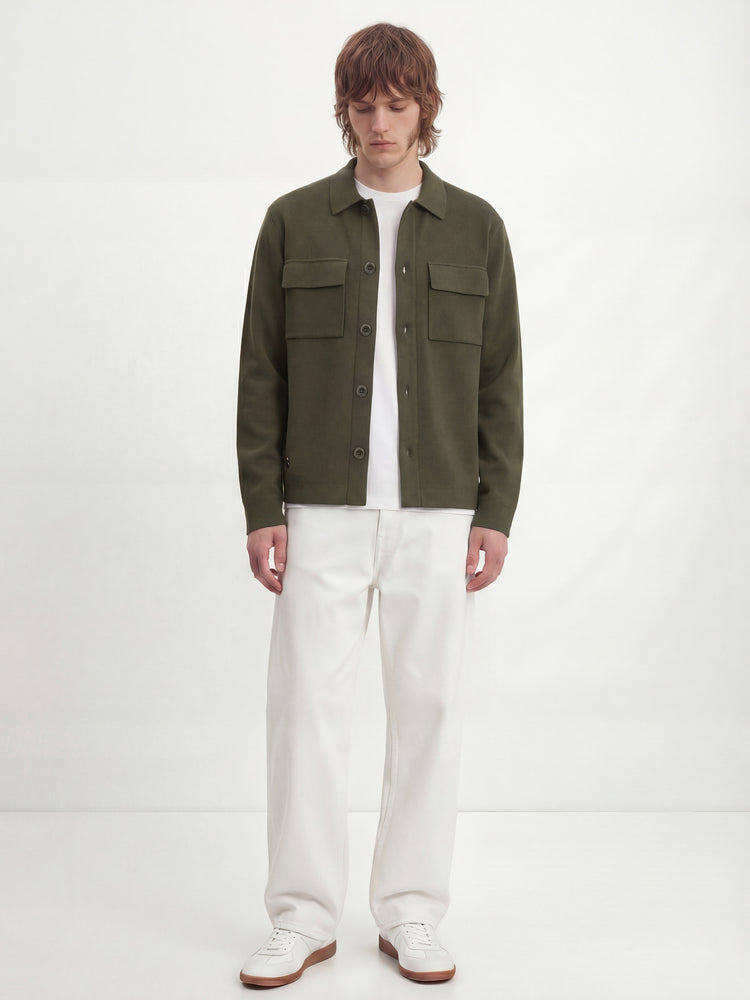 The Over Shirt Moss Green Image