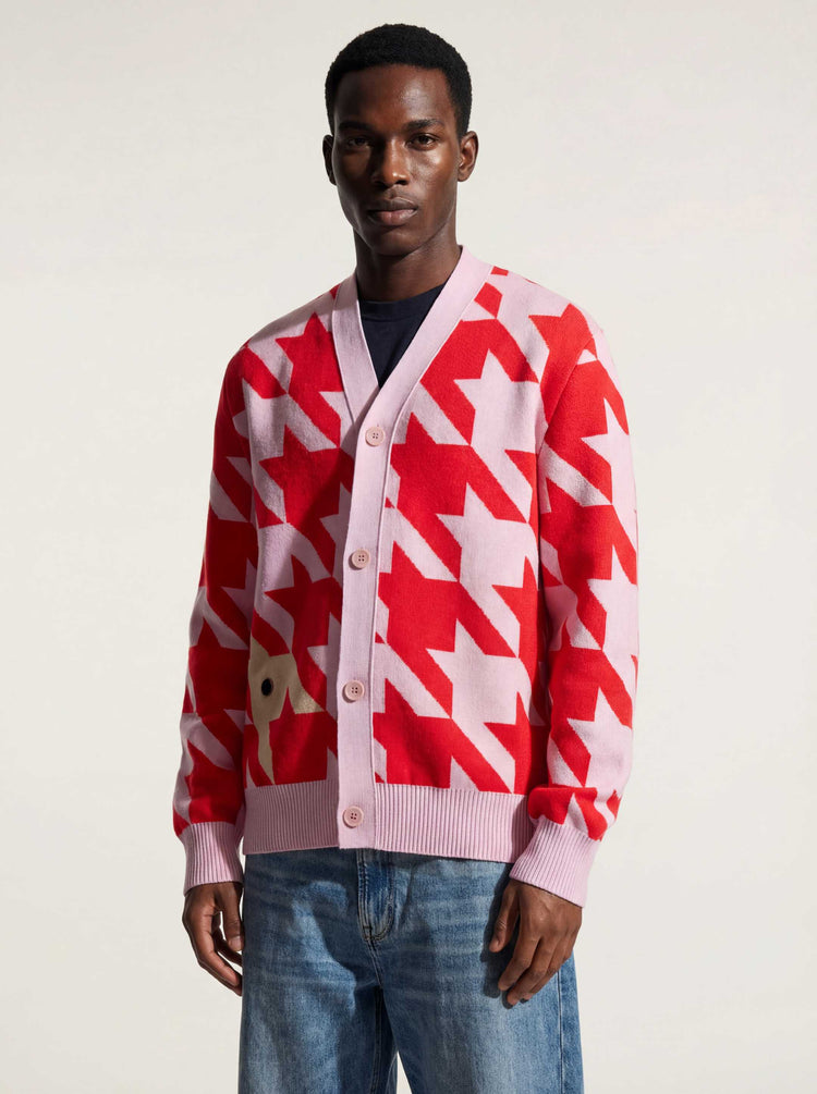 The Sheepstooth Cardigan Candyfloss Pink Image