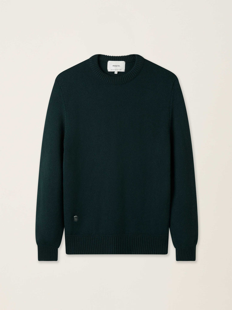 The Original Crewneck Jumper Forest Green Image
