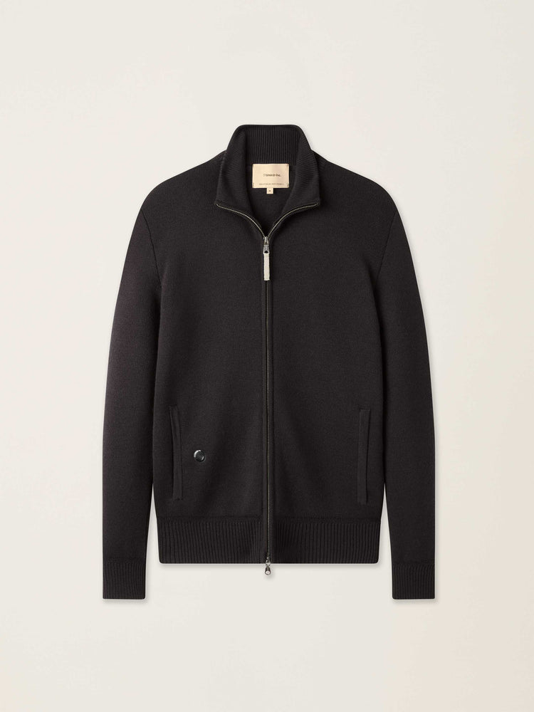 The Everyday Zip Through Jumper Anthracite Black Image