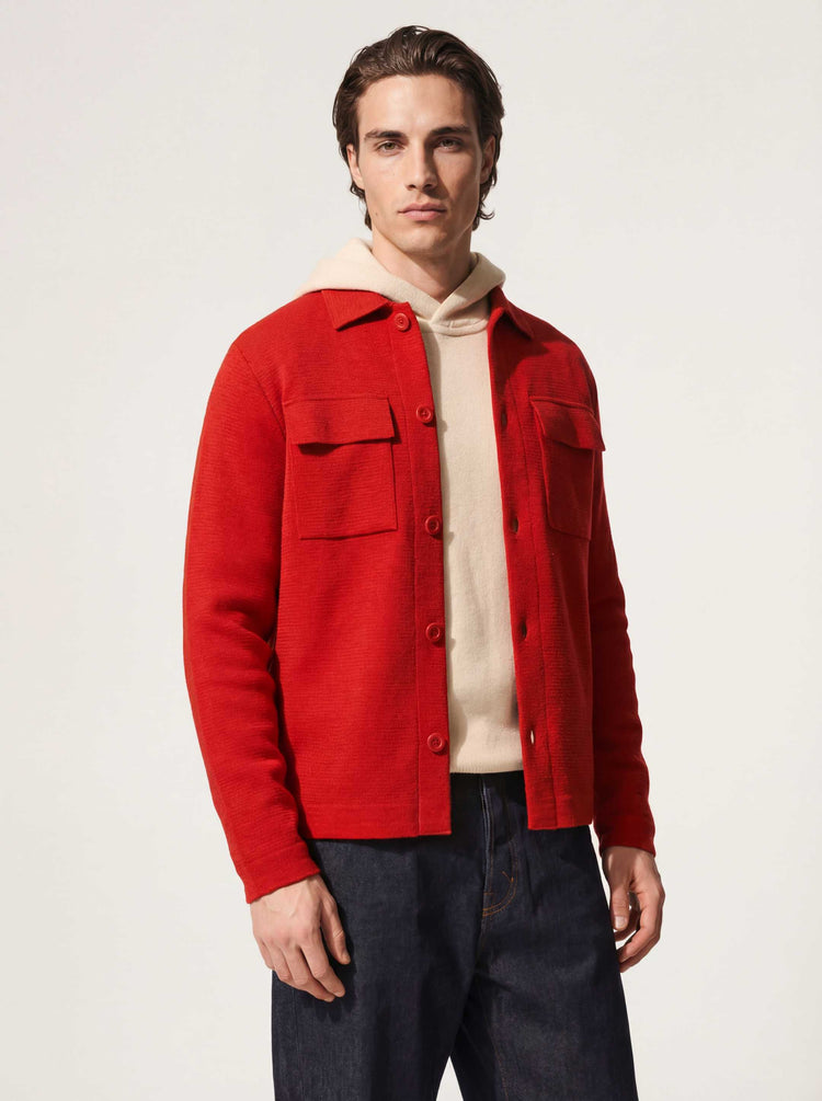 The Over Shirt Tomato Red Image