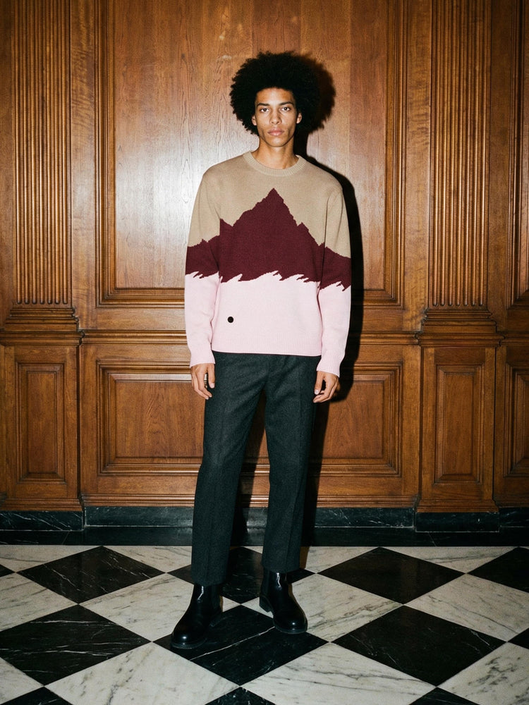 The Mountain Crewneck Fawn Brown Image