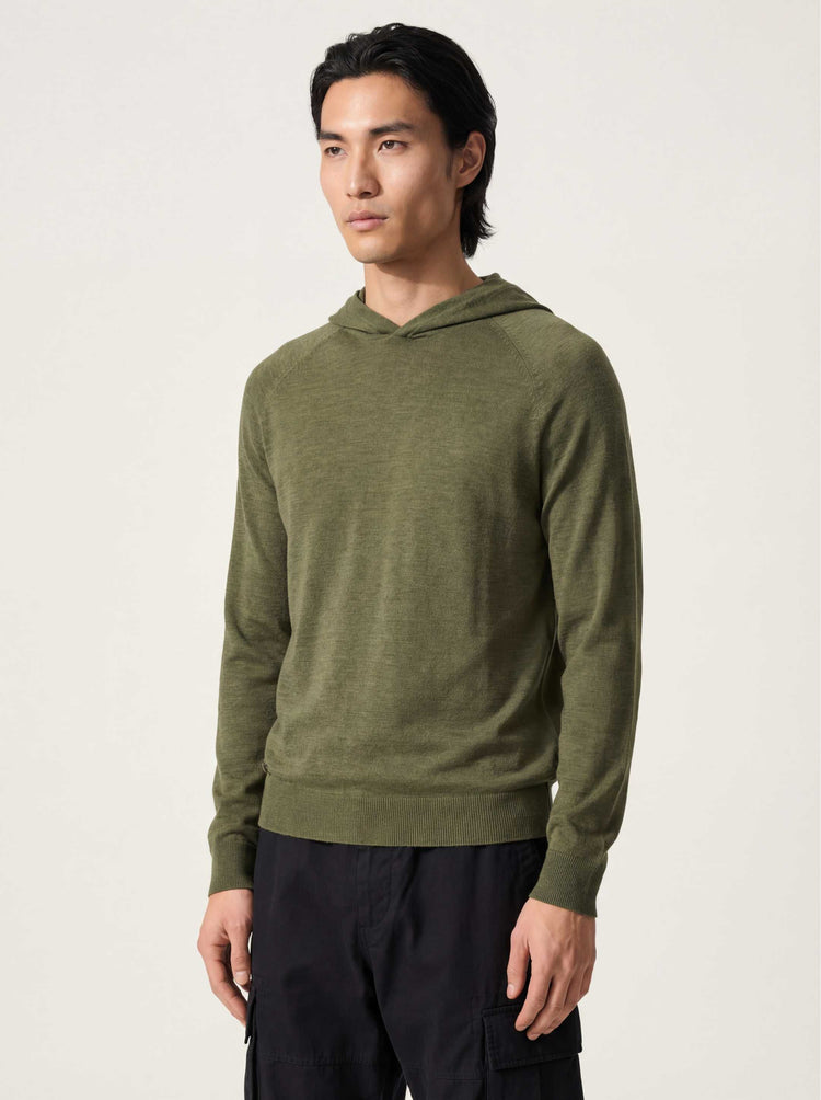 The Ultra-Light Hoodie Moss Green Image
